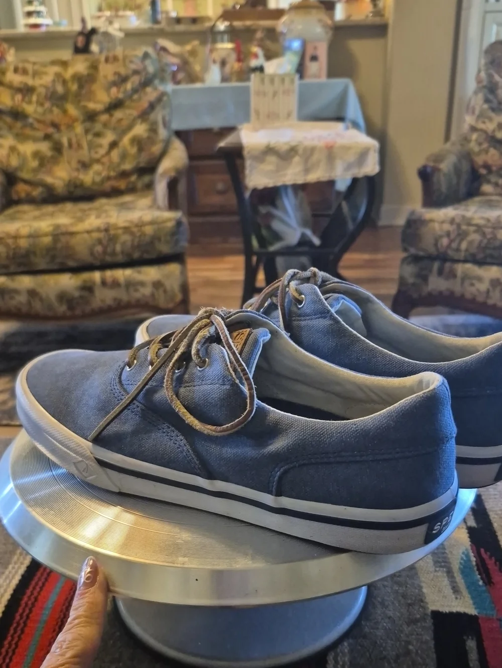 Men's Sperry Top-Sider Striper II CVO Sneaker,  8.5. Like New. (#)